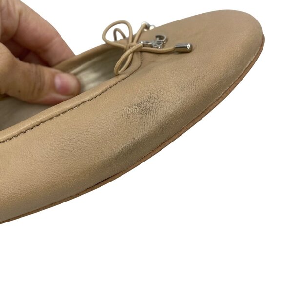 Sam Edelman Classic Felicia Tan Leather Round toe Ballet Flats Women’s size 10 - Picture 12 of 12
